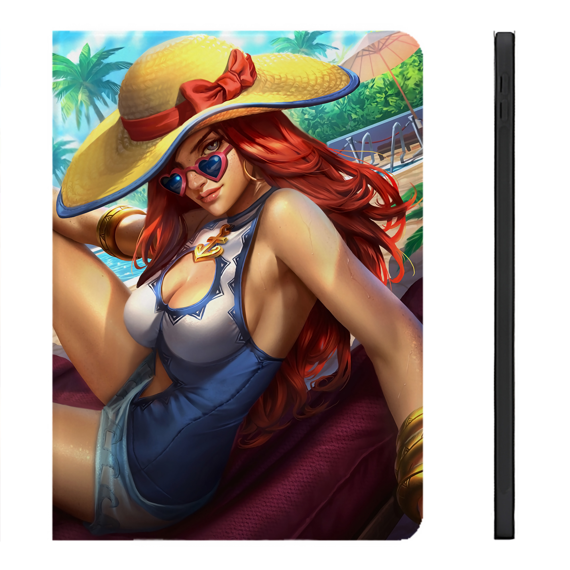 （画像用） リーグ・オブ・レジェンド League of Legends LOL IPadケース ペンホルダー付き ブックスタイルデザイン